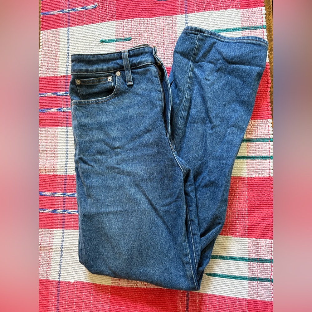 Madewell Women's Straight Leg Jeans in Deep Blue